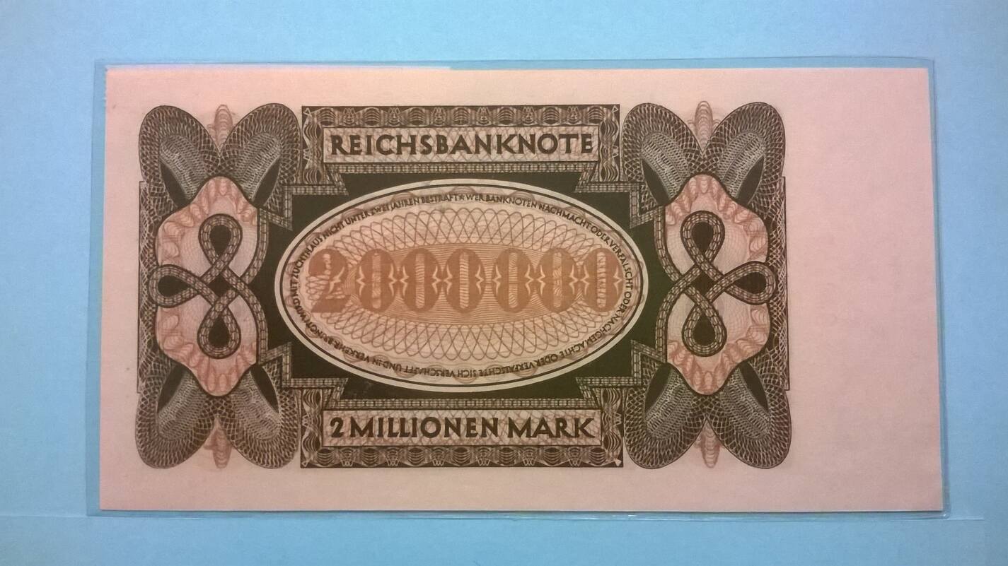 Germany 2 Millionen Mark Banknote 23 Juli 1923 Wie Neu P89a Sehs