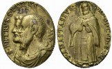 St. Anastasius der Perser Messingmedaille Religiöse Medaille
