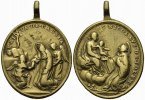 Rita von Cascia Bronzemedaille Religiöse Medaille