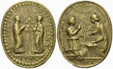 Jesuiten Bronzemedaille Religiöse Medaille