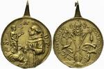 Antonius von Padua Bronzemedaille Passion Christi