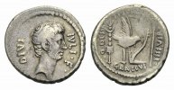 ROM Denar AUGUSTUS, als OCTAVIAN, MIT Ti. SEMPRONIUS GRACCHUS