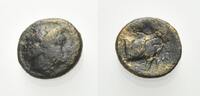 GRIECHISCHE MÜNZEN AE Kleinbronze EUBOIA: HISTIAIA