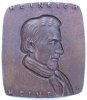 HEINRICH HEINE Bronzeplakette von P. Siegert