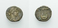 GRIECHISCHE MÜNZEN AE Kleinbronze AIOLIS: KYME, UNTER MARK AUREL.