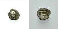 GRIECHISCHE MÜNZEN AR Viertelobol (Tetartemorion) IONIEN: KOLOPHON