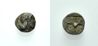 GRIECHISCHE MÜNZEN AR Viertelobol IONIEN: KOLOPHON