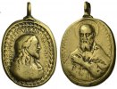 Franz von Sales Bronzemedaille Religiöse Medaille