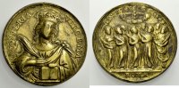 Quiteria Bronzemedaille Religiöse Medaille