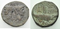 GRIECHISCHE MÜNZEN UNTER ROM As GALLIEN: NEMAUSUS, UNTER AUGUSTUS