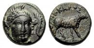 GRIECHISCHE MÜNZEN AE Kleinbronze IONIEN: KLAZOMENAI