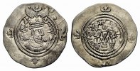 SASANIDEN AR Drachme XUSRO II.
