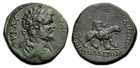 GRIECHISCHE MÜNZEN UNTER RÖMISCHER HERRSCHAFT AE Bronze THRAKIEN: PHILIPPOPOLIS, UNTER SEPTIMIUS SEVERUS