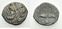 GRIECHISCHE MÜNZEN AE Bronze SYRAKUS: HIERON II.