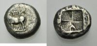 GRIECHISCHE MÜNZEN AR Tetradrachmon BYZANTION