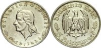 3. REICH 5 Reichsmark Schiller