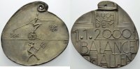 Neues Jahr Weissmetall-Medaille von P. G. Güttler