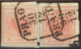 3 Kreuzer Maschinenpapier - Nr.3MIIIa