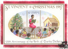 Unbekannt Weihnachtsblock 1987 St.Vincent