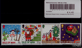 Grossbritannien Weihnachtsmarken 1996 Isle of Man
