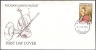 Dominica o 1991 - 200. Todestag Mozart FDC