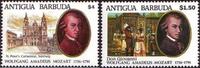 Antigua & Barbuda ** 1991 - 200. Todestag W. A. Mozart