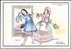 Ghana ** 1993 - 200. Todestag Mozart Block