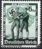 Deutschland 6 Pfg. 1938 **, Gedenkmarke zum 10. April 1938