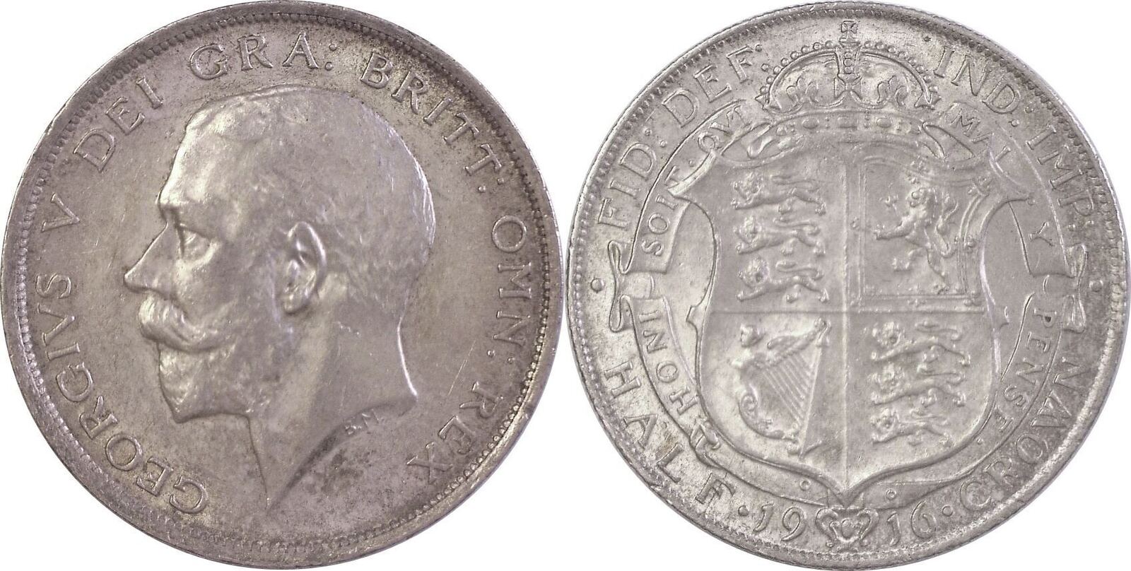 Gro Britannien Crown George V Ef Kl Rdf