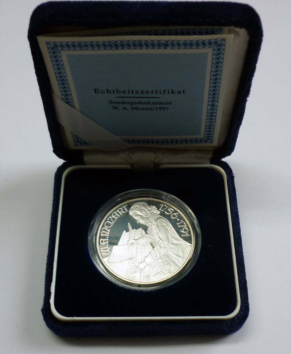 Österreich Austria 100 Schilling 1991 200 Todestag von Wolfgang