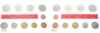 Deutschland Kursmünzensatz BRD DM 2000 Prägestätte Hamburg (J) im Original Blister