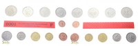 Deutschland Kursmünzensatz BRD DM 2001 Prägestätte Stuttgart (F) im Original Blister