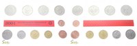 Deutschland Kursmünzensatz BRD DM 2001 Prägestätte Karlsruhe (G) im Original Blister