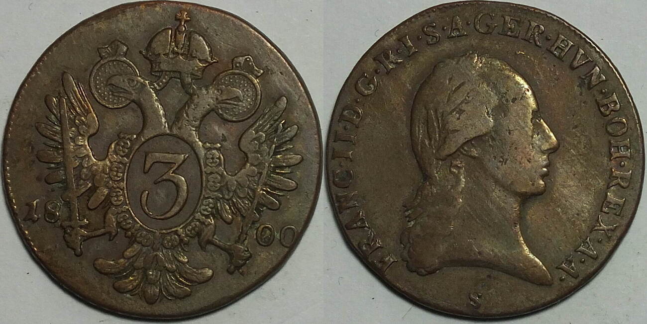 Sterreich Kreuzer Franz Ii Vf Ma Shops