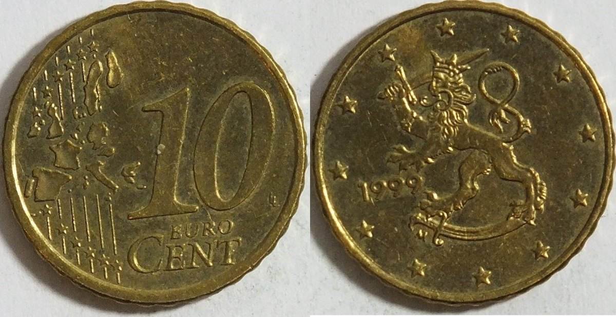 10 cent 1999 finnland ef