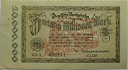 Deutschland 20 Millionen Mark Reichbahn Berlin
