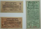 Deutschland 2 x 25 Pf,1 x 50 Pf Flensburg