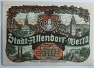 Deutschland 50 Pf Allendorf sehr selten