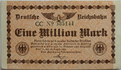 Reichsbahn Berlin 1 Millionen Mark