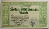 Deutschland 10 Millionen Mark Landau