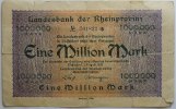 Deutschland 1 Million Mark Landesbank der Rheinprovinz