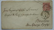 Norddeutscher Postbezirk 1 Gr von Köln nach Breslau, schöner Stempel und schönes Siegel