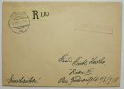 Österreich R-Brief Wien 82 - 2.VII.45 ein Tag vor Ausgabe der Freim. Ausgabe