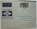Neu Schottland Krönung 8 c. auf Kab. Erflugbrief Kuala Lumpur Penang 28. Juni 1937