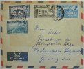 Äthiopien Eilmarke 50 Cent blau auf Bedarfsbrief mit Zusatz 242,247 u. 327