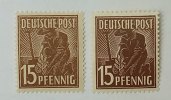 Alliierte Besatzung 2 x 15 Pf