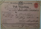 Braunschweig GS Geldanweisung 1 Gr. über 4 Thaler von Blankenburg nahc Braunschweig