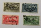Albanien Michel 235 - 238 4 Werte Erstflug Tirana - Rom Luxus