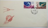 UdssR Michel Nr. 2521/22 Raumschiff 2 Wrte ungez, Luxus FDC