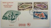 Franz. Gebiet Antarktika Michel Nr.68 - 70 auf FDC
